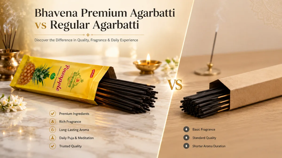 Bhavena Premium Agarbatti vs Regular Agarbatti – What's the Difference?